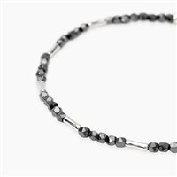 Bracciale Mabina Uomo Rocket in Argento Ematite 534117 - 534117